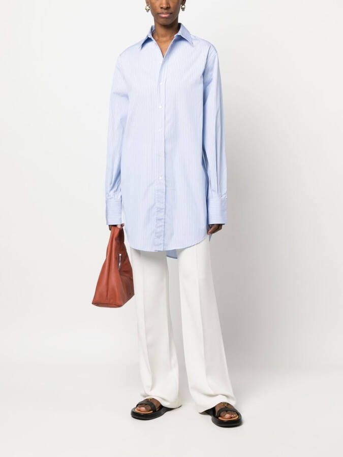 SA SU PHI Gestreept shirt Blauw