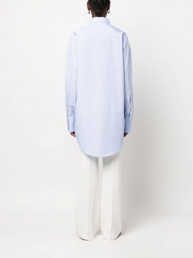 SA SU PHI Gestreept shirt Blauw