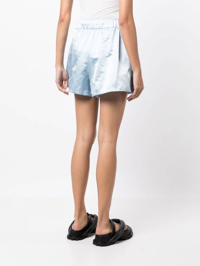 SA SU PHI High-waist shorts Blauw