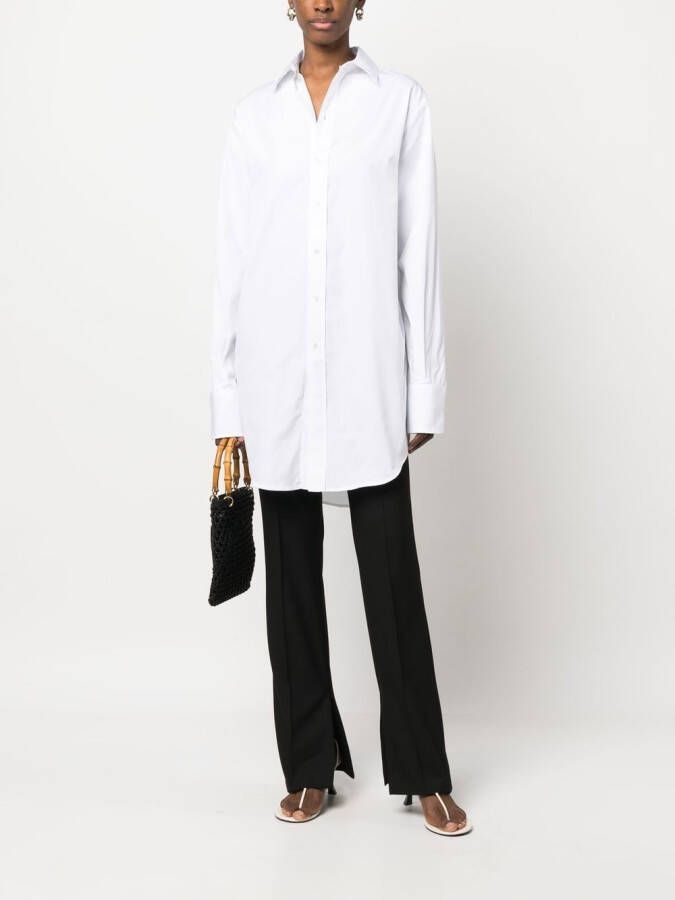 SA SU PHI Lange blouse Wit