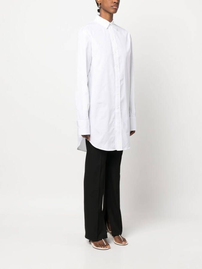 SA SU PHI Lange blouse Wit