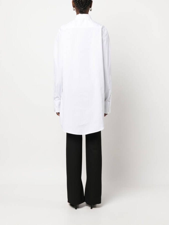 SA SU PHI Lange blouse Wit