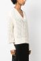 SA SU PHI Trui met V-hals Beige - Thumbnail 3