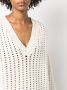 SA SU PHI Trui met V-hals Beige - Thumbnail 5