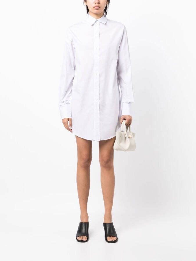 SA SU PHI Oversized blousejurk Wit