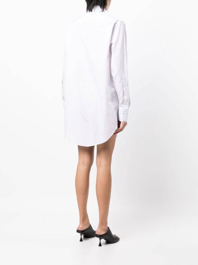 SA SU PHI Oversized blousejurk Wit