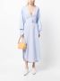 SA SU PHI Gestreepte blousejurk Blauw - Thumbnail 2