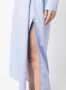 SA SU PHI Gestreepte blousejurk Blauw - Thumbnail 5