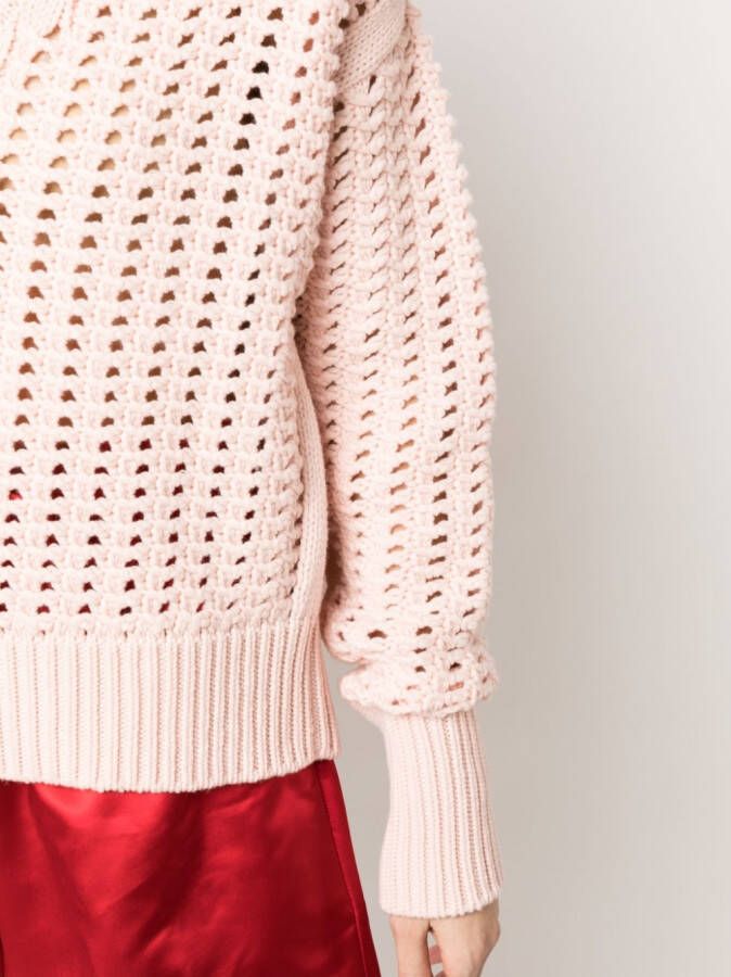 SA SU PHI Trui met V-hals Roze