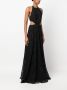Sabina Musayev Maxi-halterjurk Zwart - Thumbnail 3
