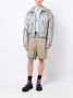 Sacai Bermuda shorts met ceintuur Groen - Thumbnail 2