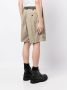 Sacai Bermuda shorts met ceintuur Groen - Thumbnail 4