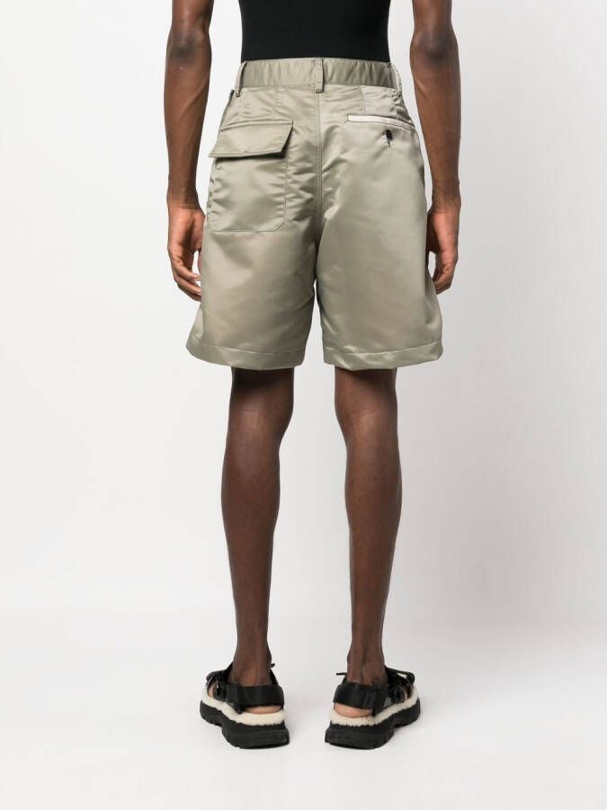 sacai Shorts met ceintuur Groen