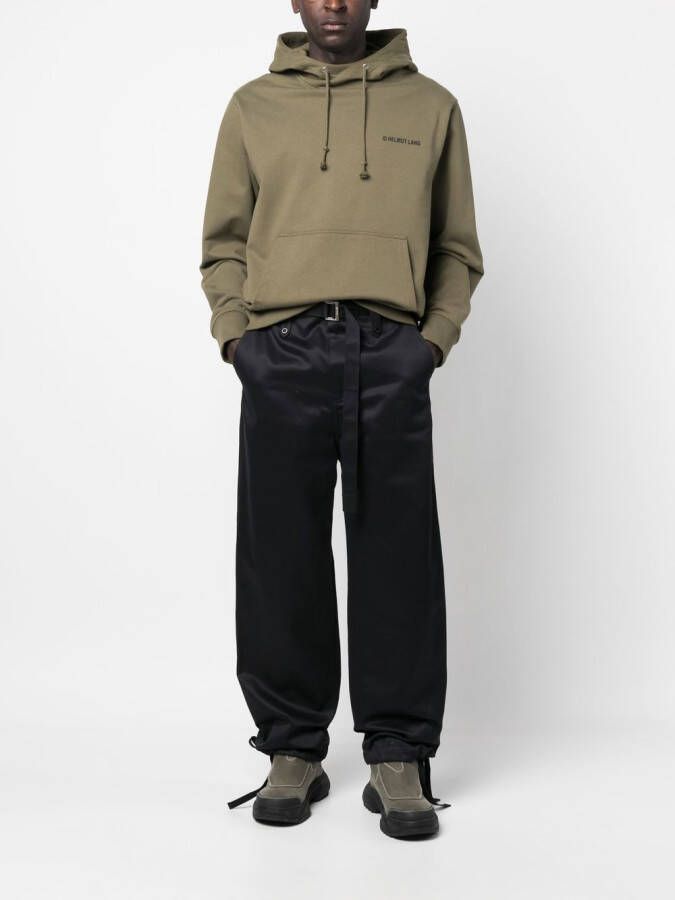 sacai Broek met ceintuur Blauw