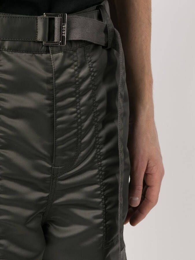 sacai Shorts met gesp Groen