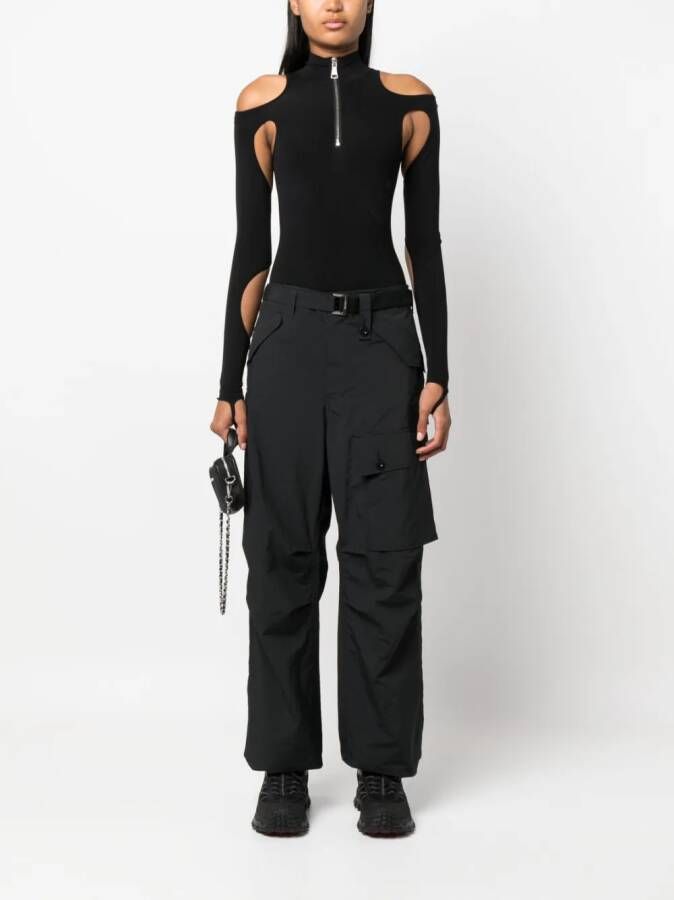 sacai Cargo broek Zwart