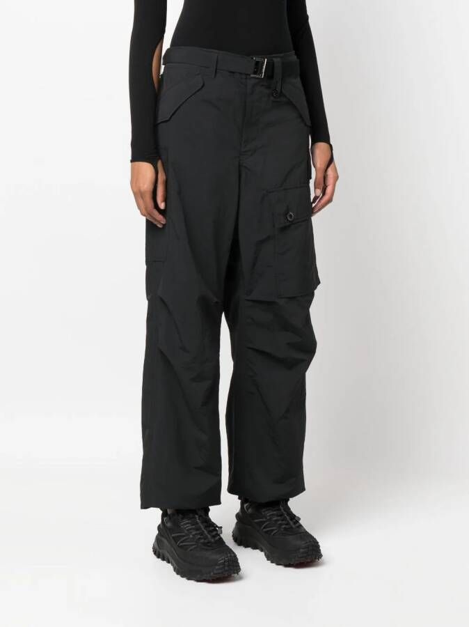 sacai Cargo broek Zwart