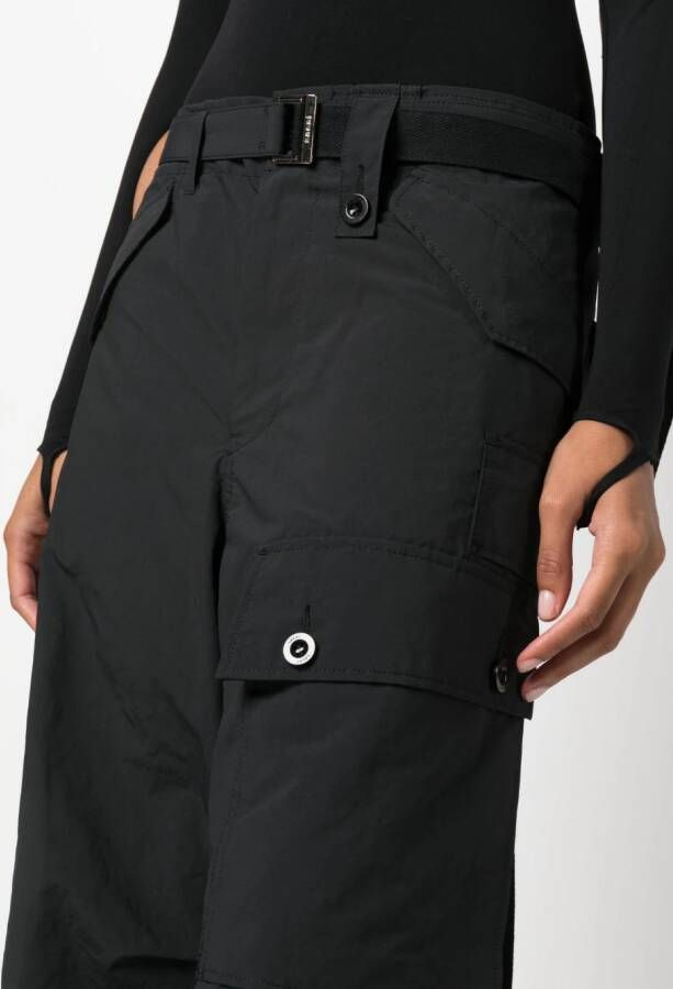 sacai Cargo broek Zwart