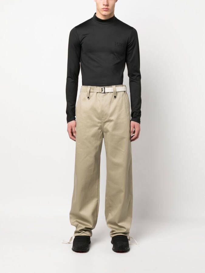 sacai Chino met ceintuur Beige