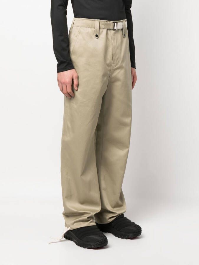 sacai Chino met ceintuur Beige