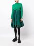 Sacai Gelaagde jurk Groen - Thumbnail 2