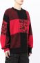 Sacai Geruite trui Rood - Thumbnail 3