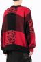 Sacai Geruite trui Rood - Thumbnail 4