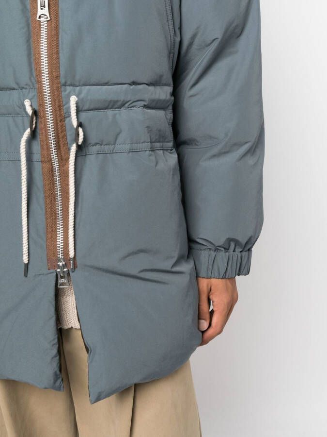 sacai Gewatteerde jas Blauw