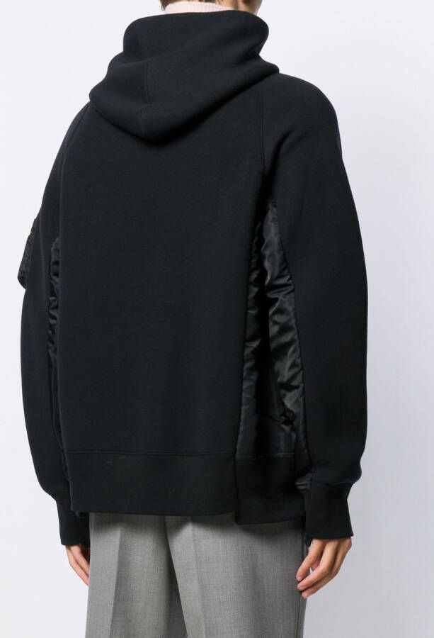 sacai Hoodie Zwart