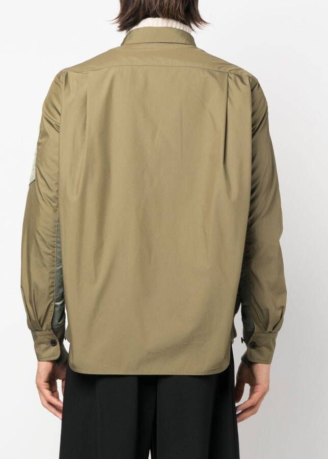 sacai Jack met colourblocking Groen