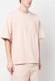 Sacai Katoenen T-shirt Roze - Thumbnail 3