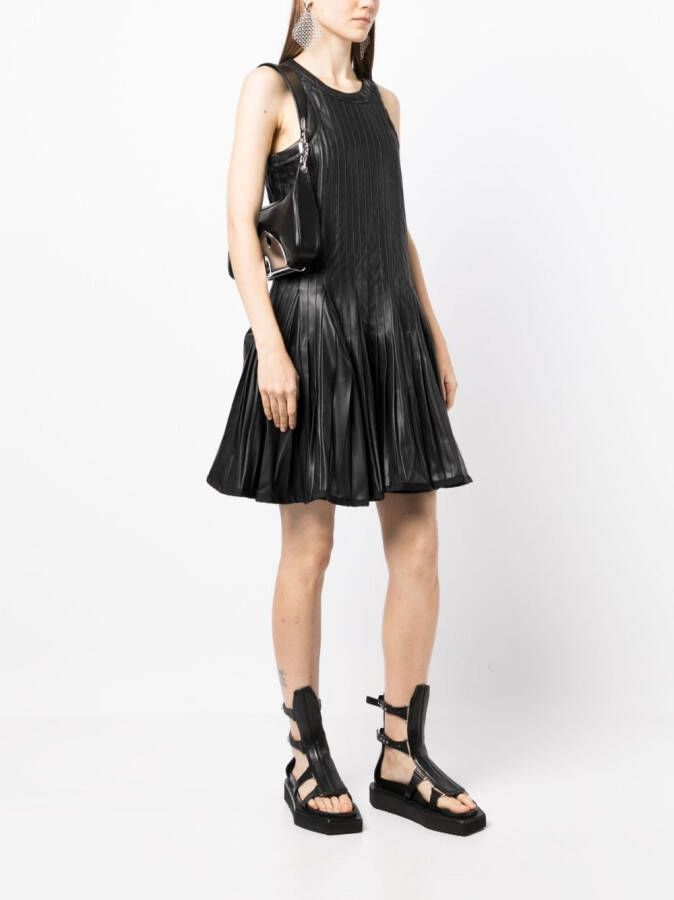 sacai Mouwloze jurk Zwart