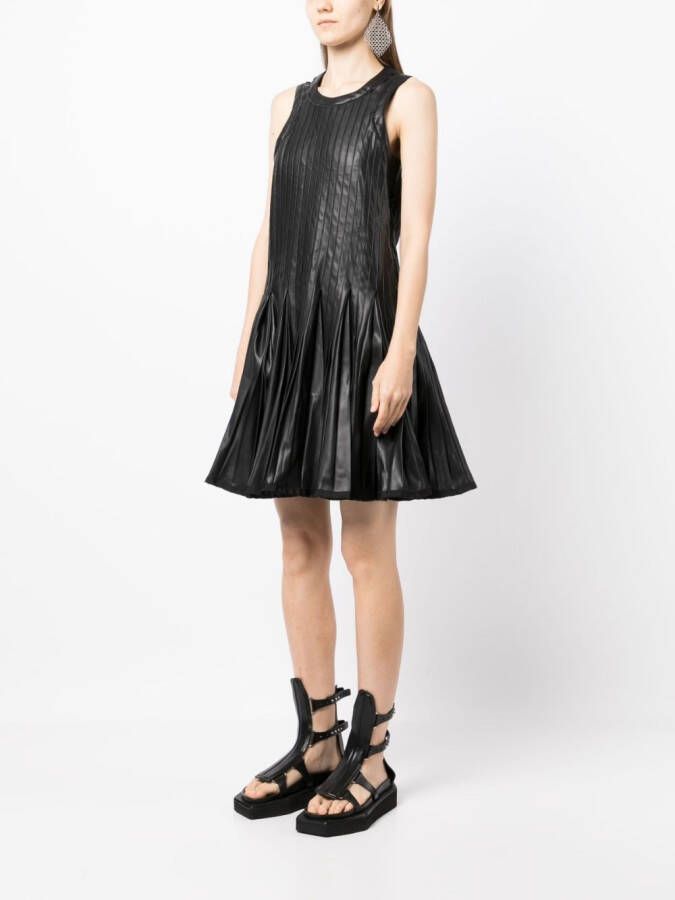 sacai Mouwloze jurk Zwart