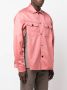 Sacai Overhemd met contrasterend vlak Roze - Thumbnail 3