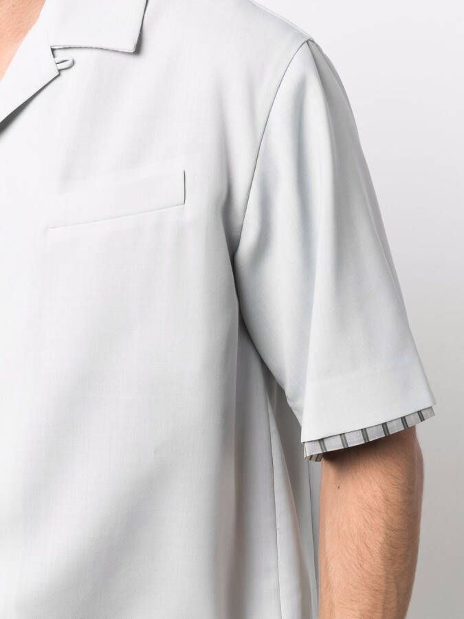 sacai Overhemd met gelaagd detail Grijs