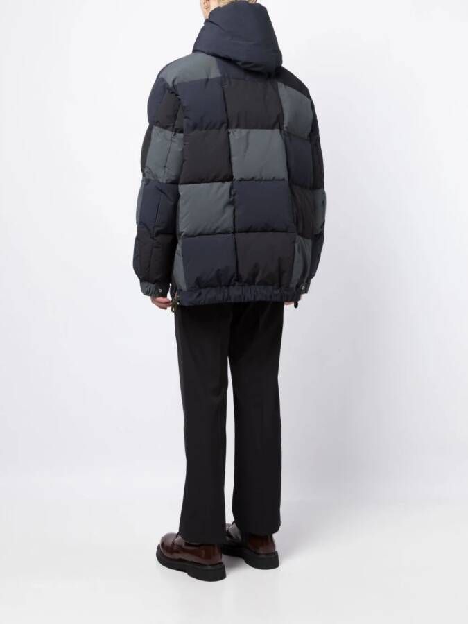 sacai Donsjack met capuchon Blauw