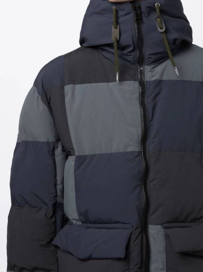 sacai Donsjack met capuchon Blauw