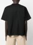 Sacai T-shirt met geborduurd logo Zwart - Thumbnail 4