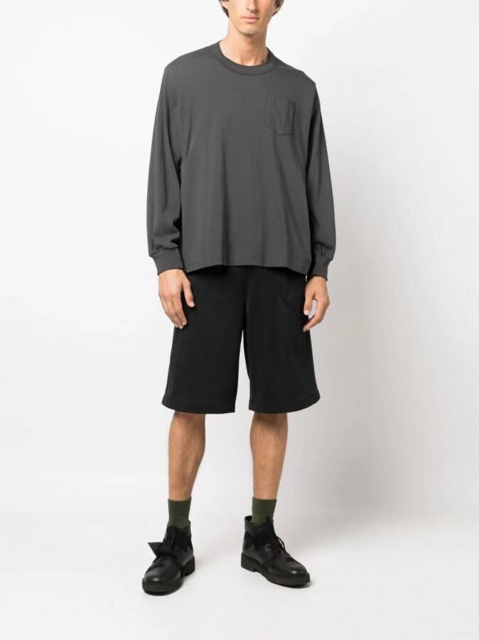 sacai Trui met opgestikte zak Grijs