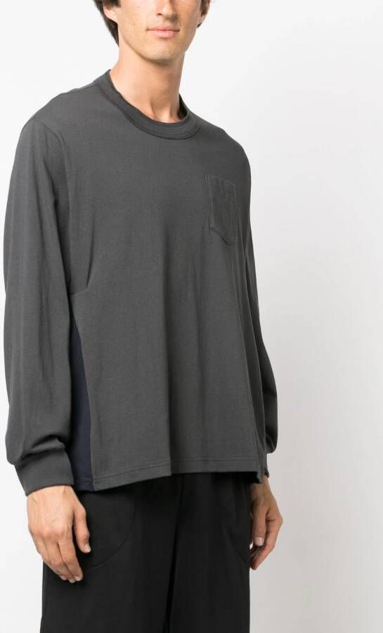 sacai Trui met opgestikte zak Grijs