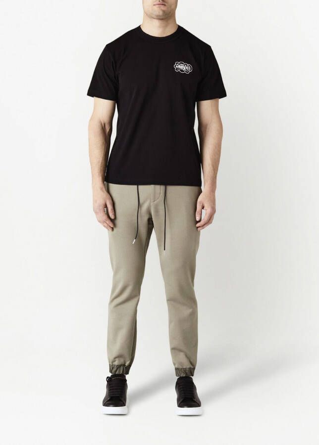 sacai x Eric Haze T-shirt met print Zwart