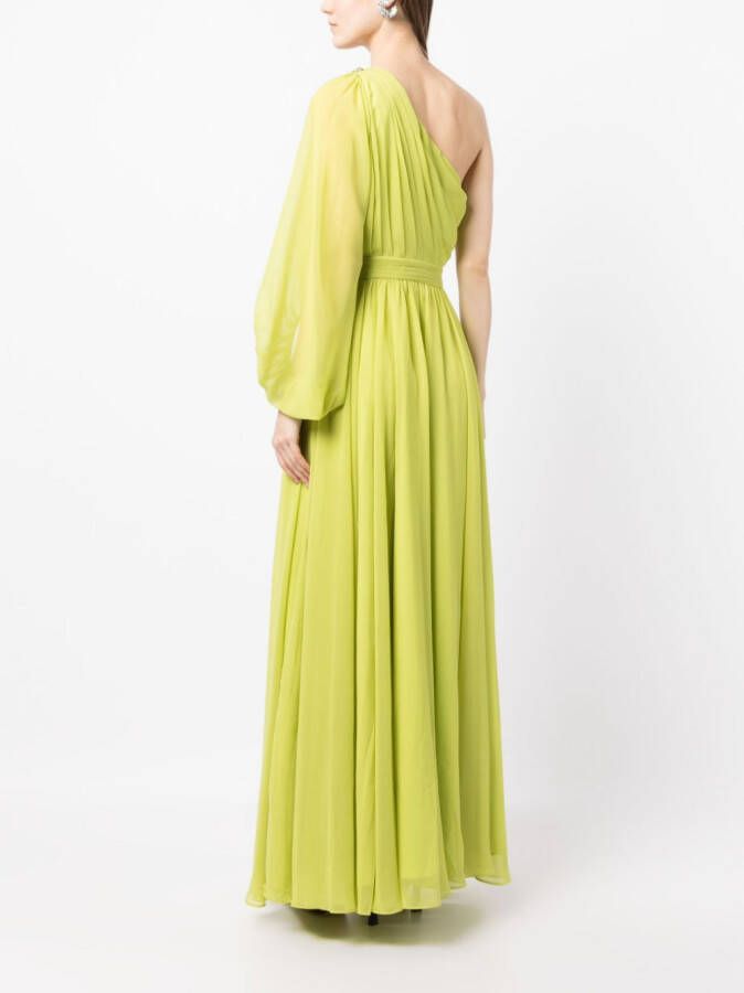 Sachin & Babi Asymmetrische jurk Groen