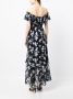 Sachin & Babi Maxi-jurk met bloemenprint Blauw - Thumbnail 4