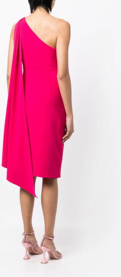 Sachin & Babi Midi-jurk met gedrapeerd detail Roze