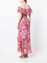 Sachin & Babi Maxi-jurk met bloemenprint Paars - Thumbnail 4