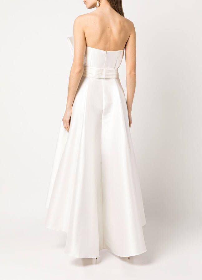 Sachin & Babi Strapless avondjurk Wit
