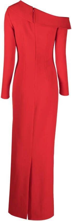 Safiyaa Off-shoulder avondjurk Rood