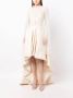 Saiid Kobeisy Asymmetrische maxi-jurk Beige - Thumbnail 2