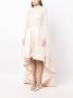 Saiid Kobeisy Asymmetrische maxi-jurk Beige - Thumbnail 3