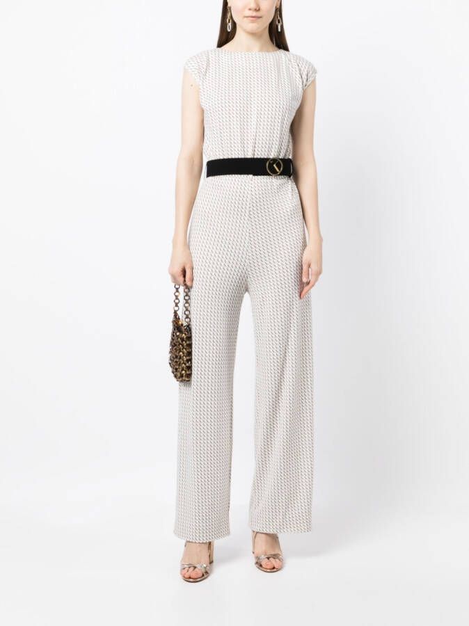 Saiid Kobeisy Jumpsuit met korte mouwen Wit